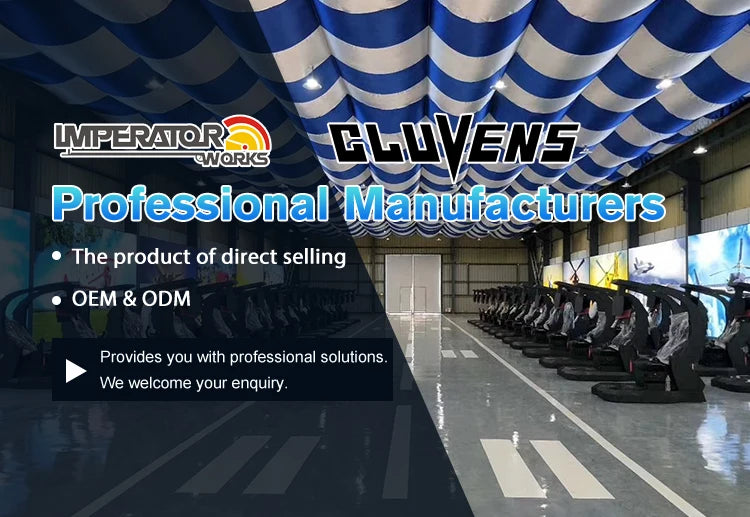 Cluvens Ergonomic Fully Recliner Office Chair Cockpit for 3 or 5 Monitors Zero Gravity Workstation Chair Scorpion Chair Cluvens