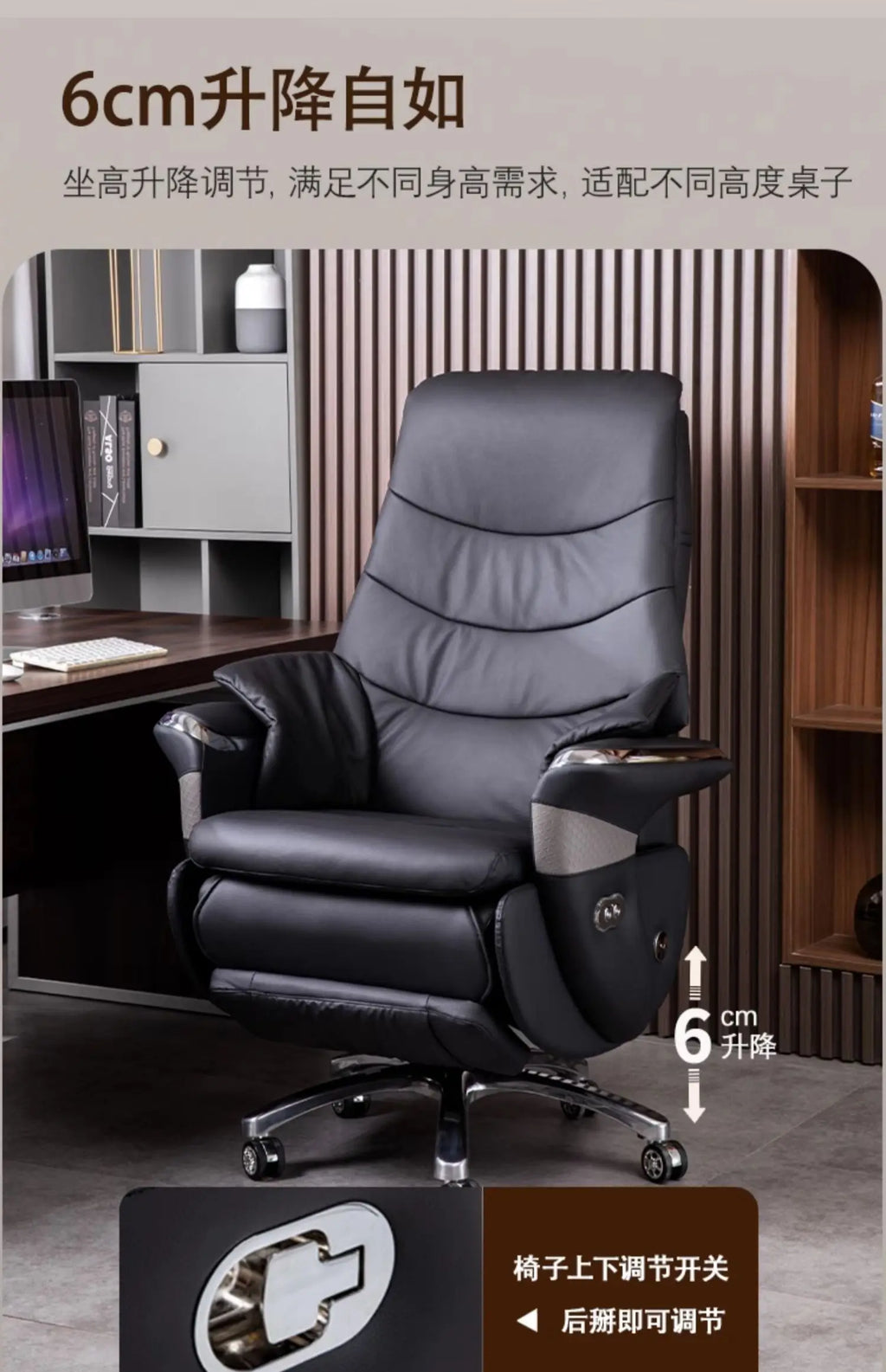 Commerce Recliner Office Chairs Mobile Meeting Luxurious Ergonomic Office Chairs Computer Comfortable Furniture Bürostuhl LXOC