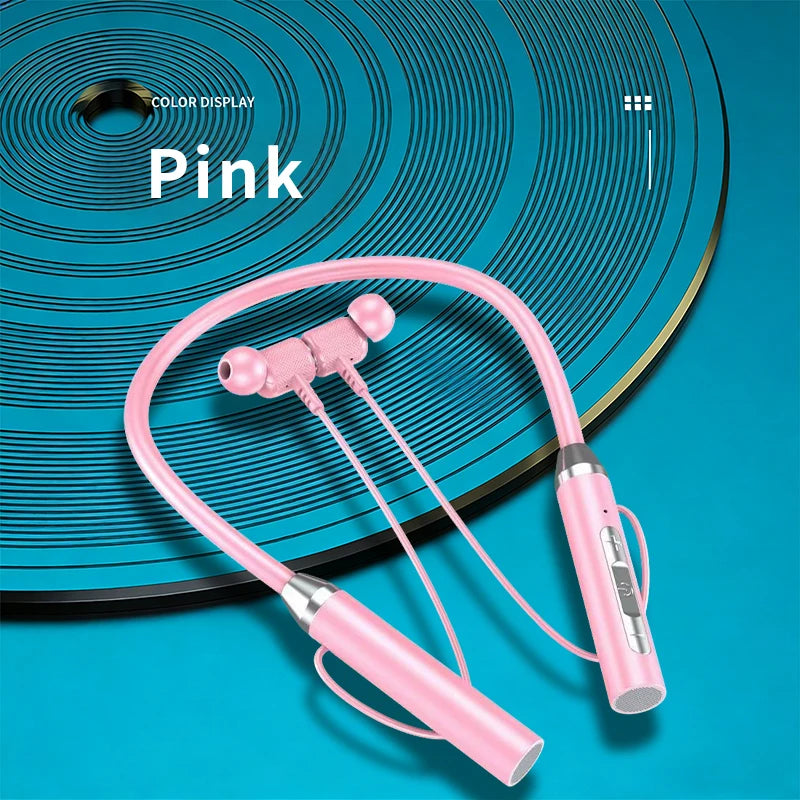 Lenovo Wireless Bluetooth Earphones Neckband Headphones Game StereoSports Headset Halter Waterproof Magnetic Earbud LED Display