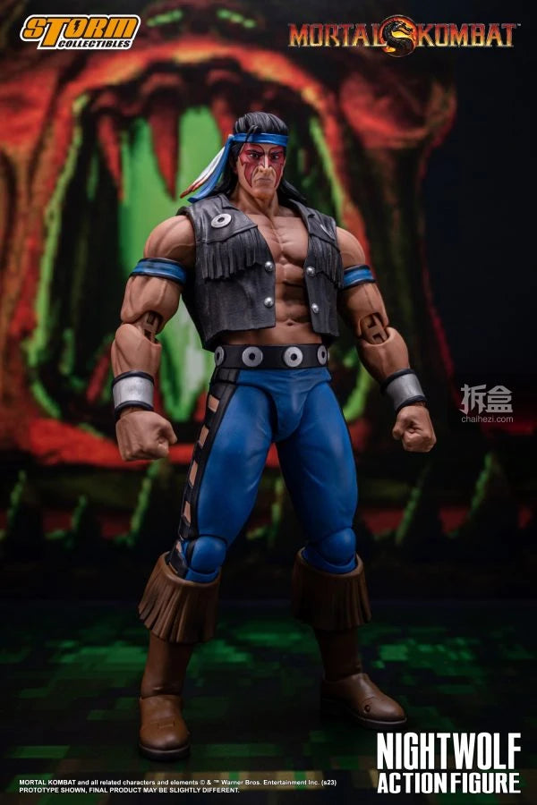 Storm Toys Genuine Mortal Kombat Series Sub Zero Scorpion Nightwolf Fighting Game Collection 1/12 Action Figures Model Toys