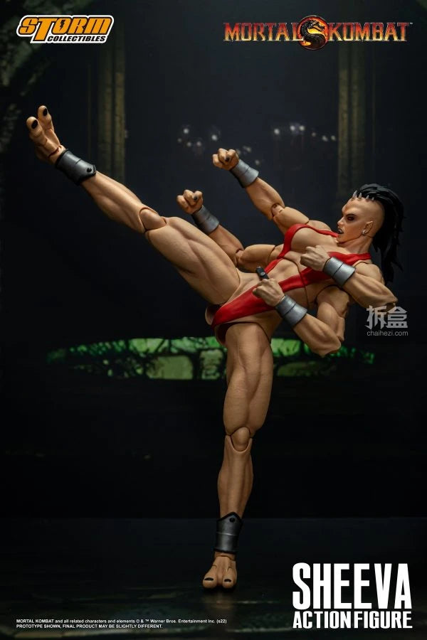 Storm Toys Genuine Mortal Kombat Series Sheeva Shao Kahn Fighting Game Collection Standard Version 1/12 Action Figures Model Toy