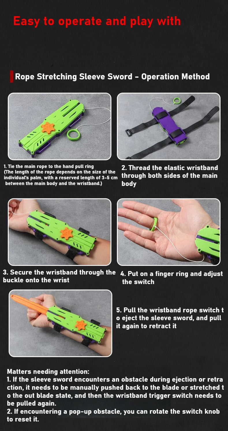 Parent-child Interactive Telescopic Sword Multiplayer Battle Game Decompression Telescopic Toy 3D Stress Relief Fidget Toys