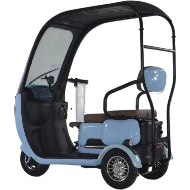 China Manufacturer Factory Price 800W Electric Tricycle for Adults, Passenger Electric Three Wheels Bike