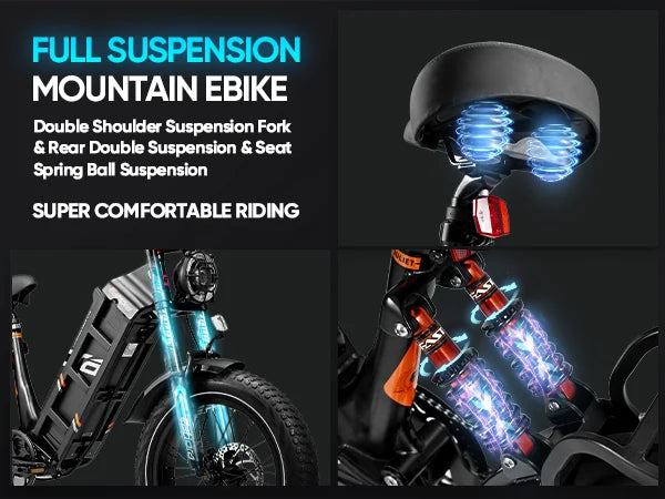 48v 1000w 1500w Retro Electric Hybrid Bike E-Bike Road Dirt E Bike Ebike Mountain Fat Tire Electric Bike