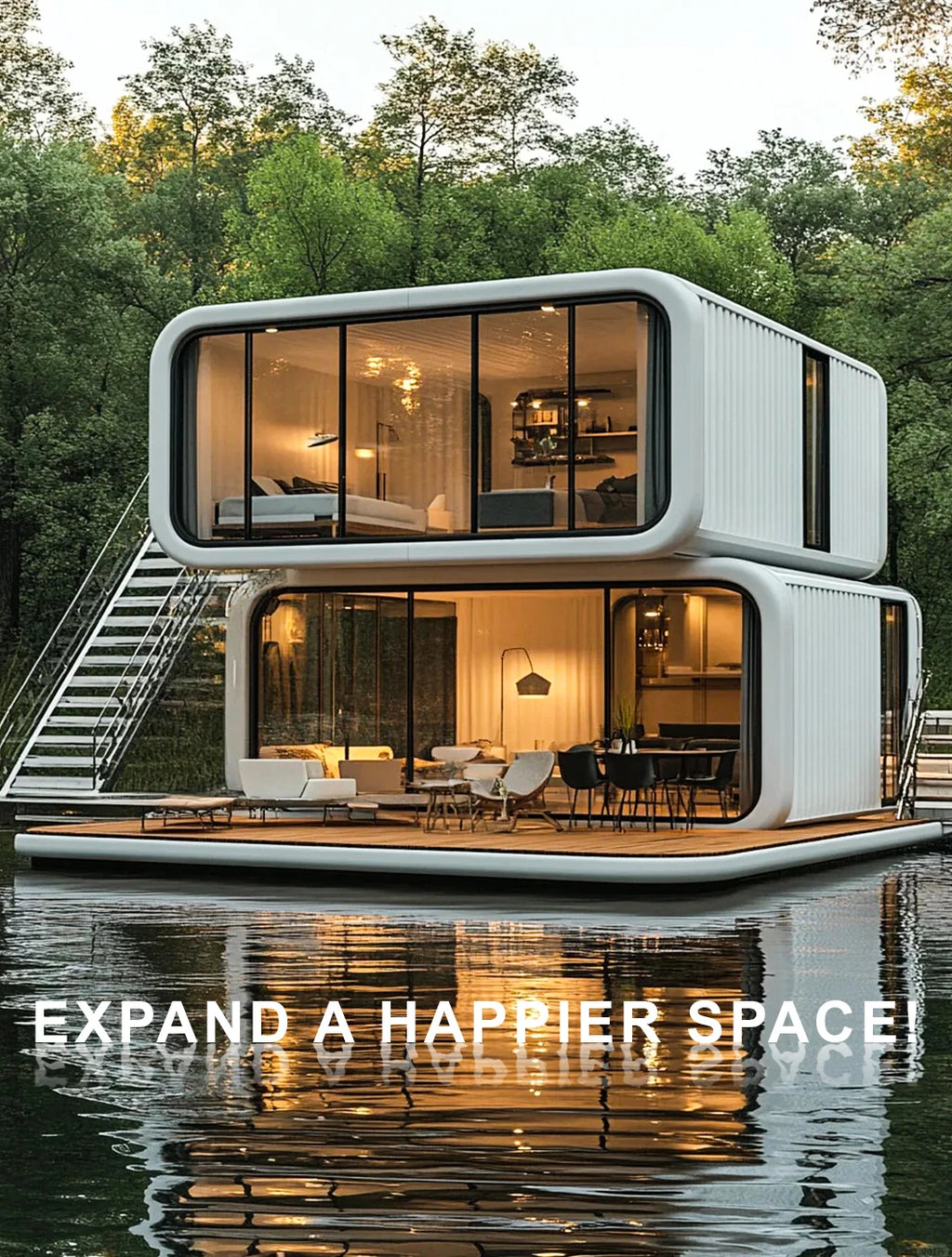 Prefabricated Houses Apple Capsule Home Prefabricated House for Spain Living Capsule Homes Frame Steel Modular Prefab Home