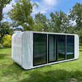 A for Customized Prefabricated Mobile Eco Apple Luxury 2 Bedroom Commercial Space Capsule House With Kitchen