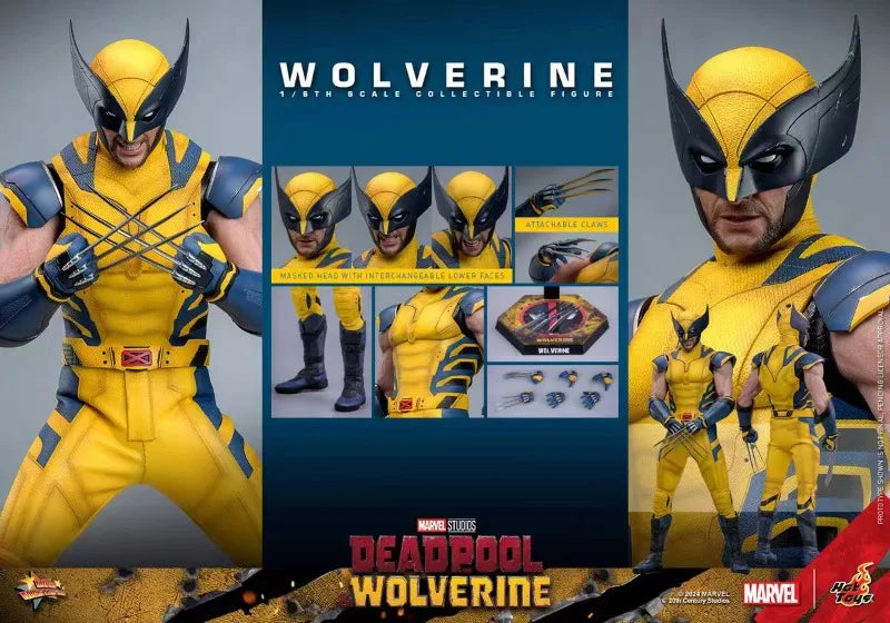 【In Stock】HOTTOYS HT 1/6 MMS754/753 Deadpool and Wolverine Wolverine Hugh Jackman Mobile Soldier Set Doll Stuff