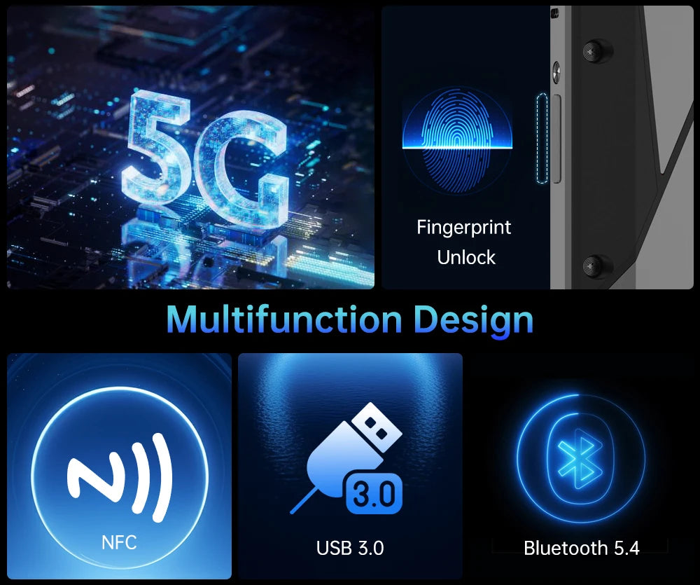 Unihertz by 8849 Tank 4 pr Smartphone 5G with 720P Projector 512GB 1TB Dimensity 8300 CPU 6.73" 3k AMOLED 11600mAh Android 14