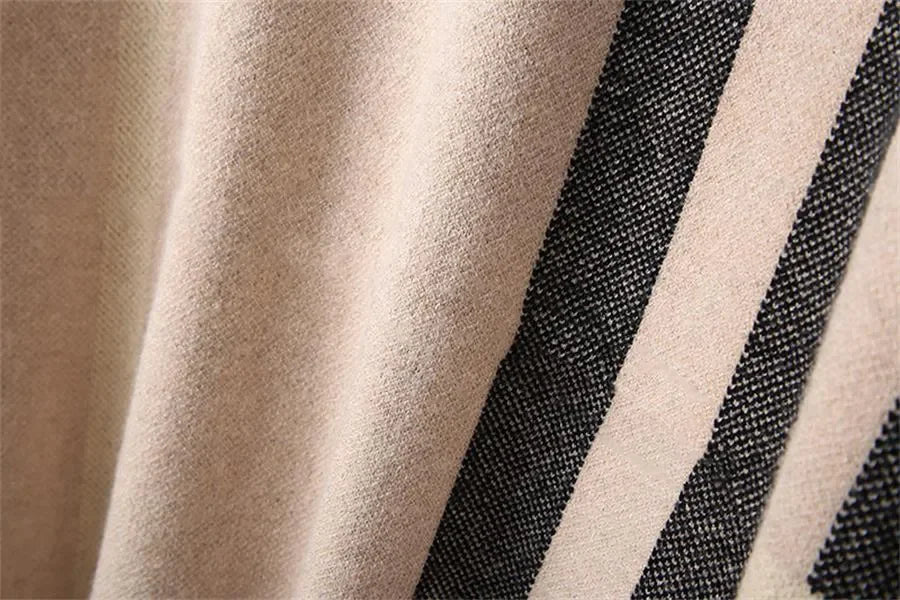 High End Luxury Pullover Men Sweater Autumn Winter Designer Brand Round Neck Striped Wool European Fashion Casual Warm Knitwear