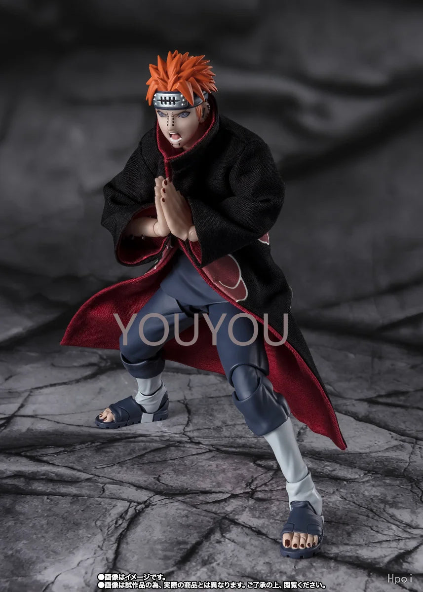 【Original】BANDAI SHF NARUTO Shippuden Nagato The Eye of Reincarnation That Leads The Six Paths Actio Figure