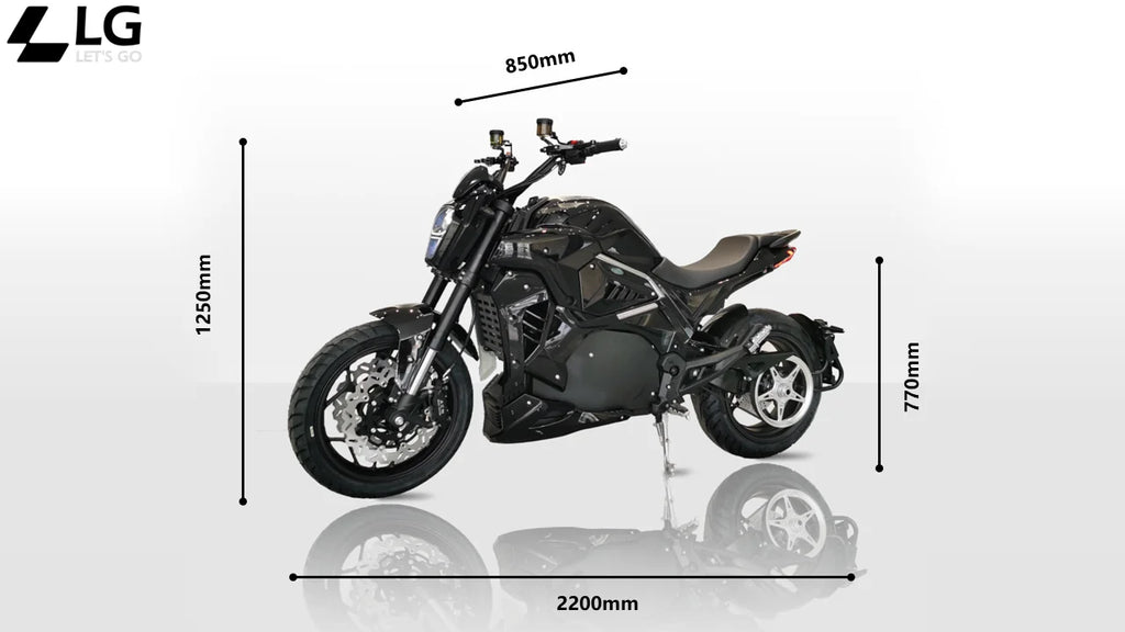 Lithium-ion 72V-80ah-180ah Scooter Moped Electric 80000W Reach 140KM/H Motorcycles