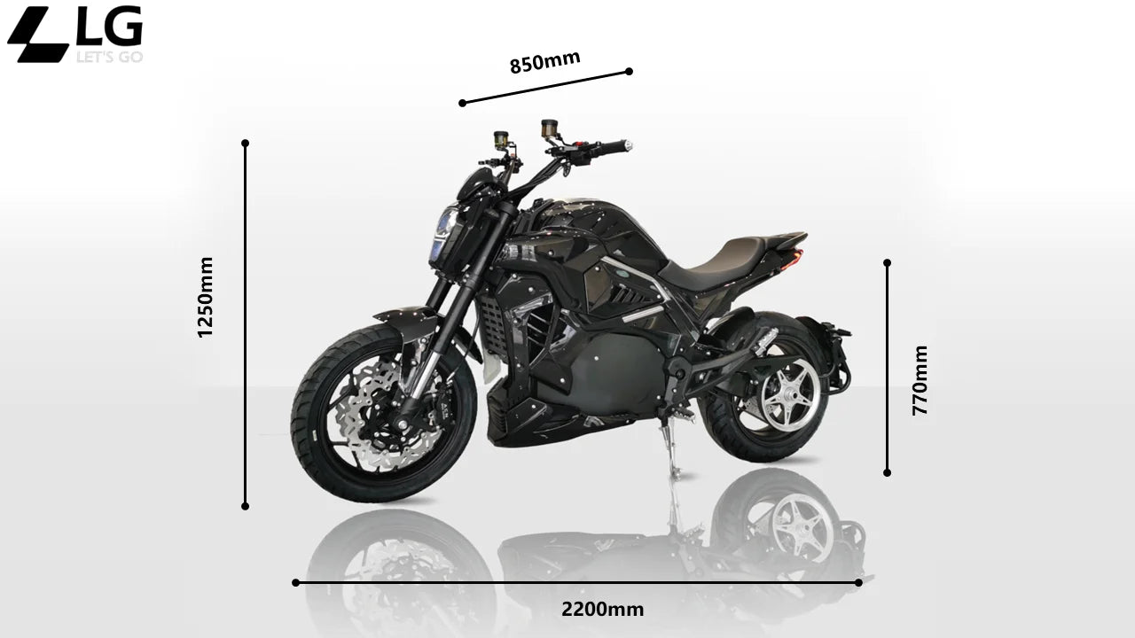Lithium-ion 72V-80ah-180ah Scooter Moped Electric 80000W Reach 140KM/H Motorcycles
