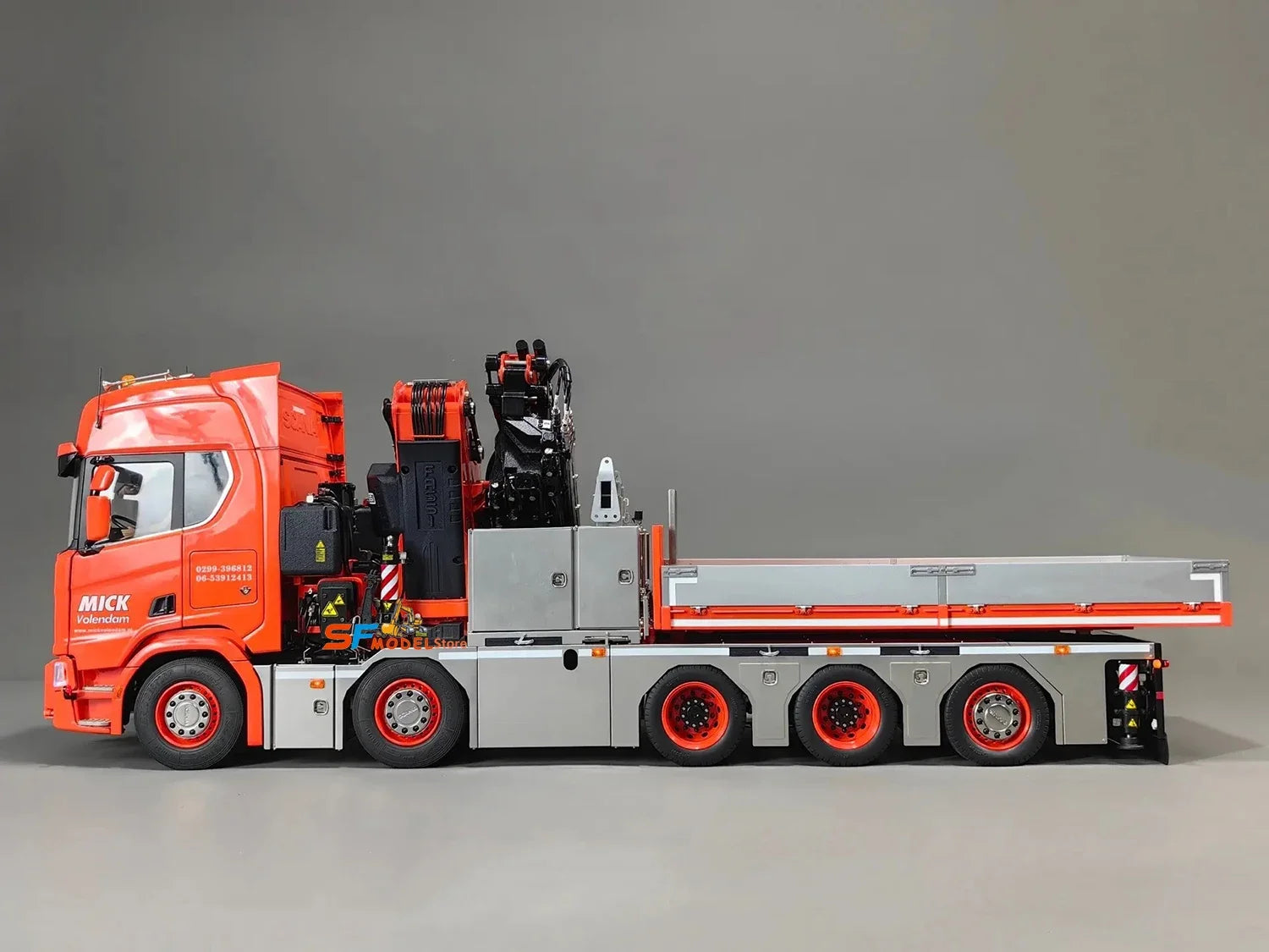 F1650 RC Crane R650 RC Truck 10x10 1/14 Metal Hydraulic Crane Truck Model Advanced Engineering Machinery RC Car Toy