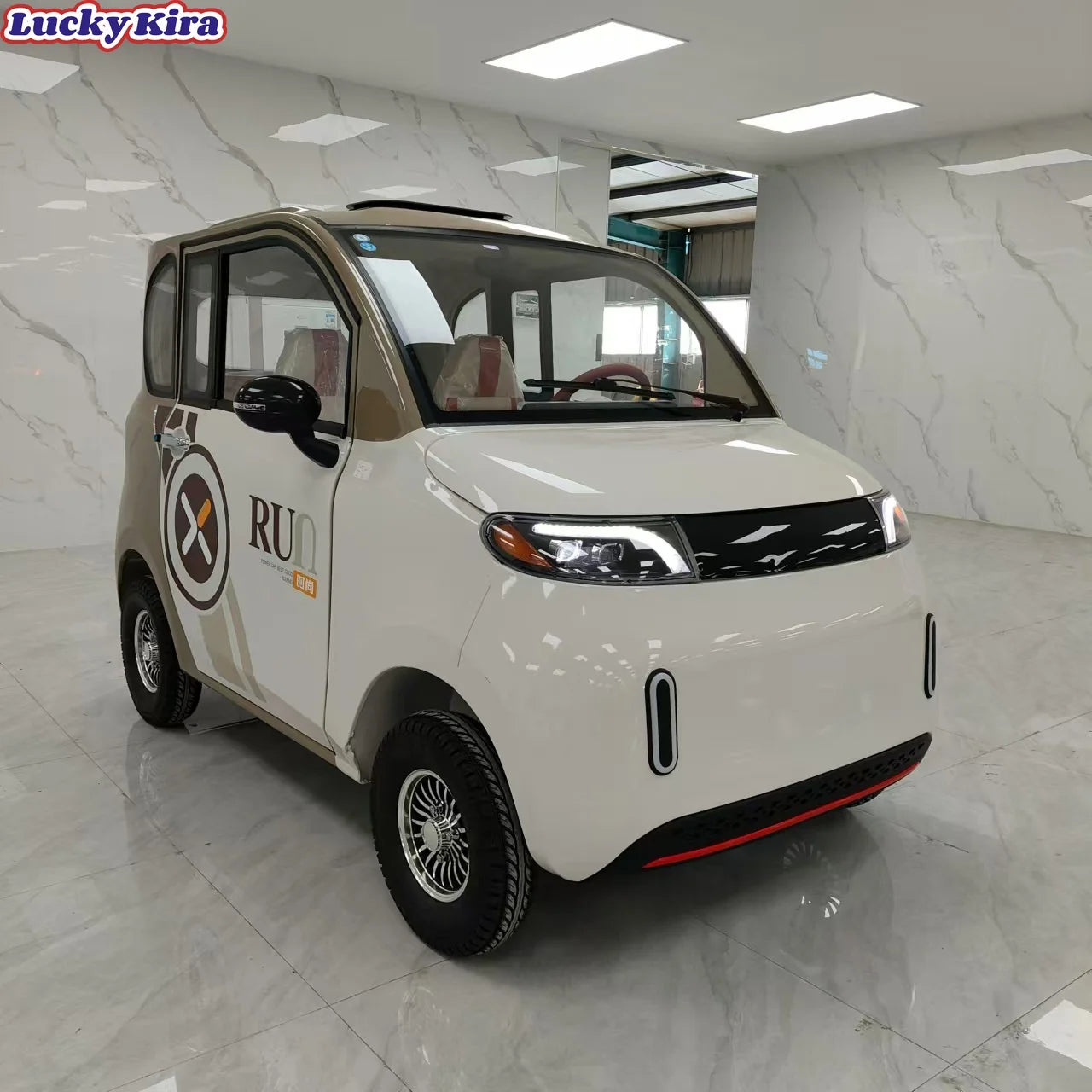 LUKY,,Cheap CE Quality 1000W Without Driving License Electric Small Car 72v Mini 4 Wheels Electric Vehicle Color Customized for