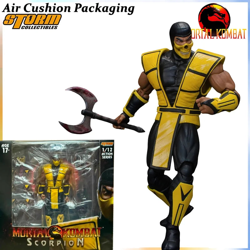 Storm Toys Genuine Mortal Kombat Series Sub Zero Scorpion Nightwolf Fighting Game Collection 1/12 Action Figures Model Toys