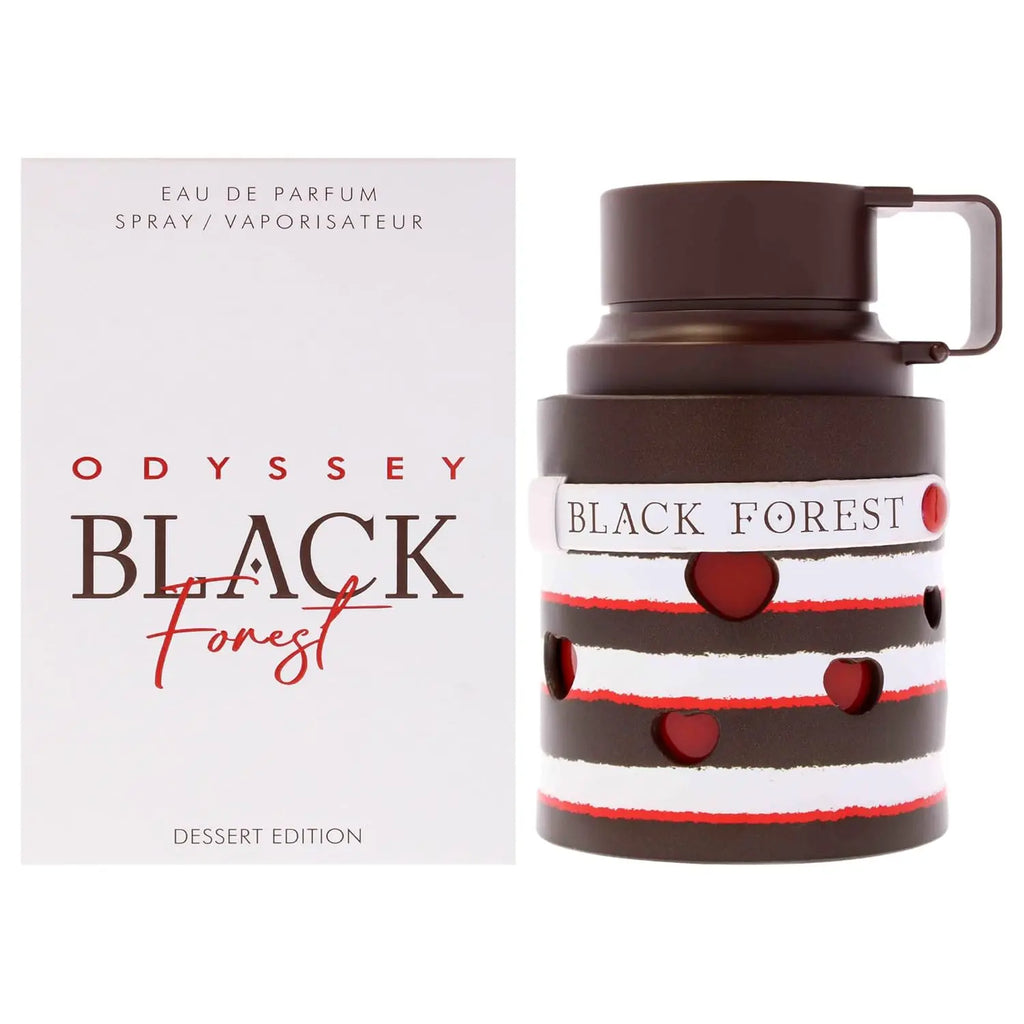 Armaf Odyssey Black Forest Dessert Edition Eau De Parfum Spray - Sweet Spicy Woody Gourmand Long-Lasting Unisex Fragrance