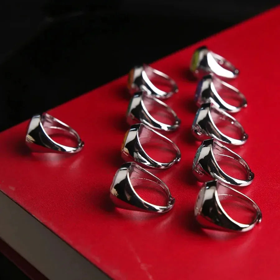 10pcs Bandai Naruto Akatsuki Rings Anime Itachi Figure Cosplay Action Accessory Jewerly Cool Boys Children Kids Toys Gifts