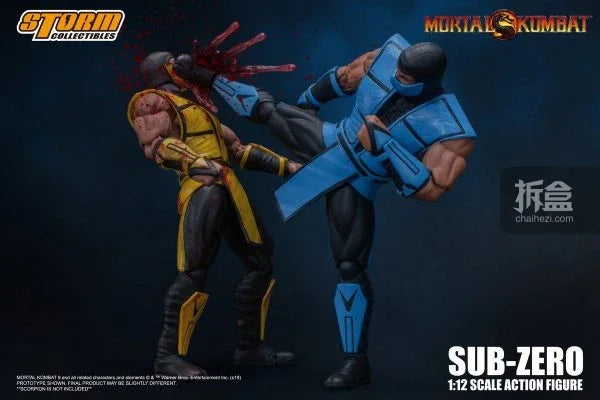 Storm Toys Genuine Mortal Kombat Series Fire Dragon Sub-Zero Motaro Lu Kang Goro Fighting Game 1/12 Action Figures Model Toys