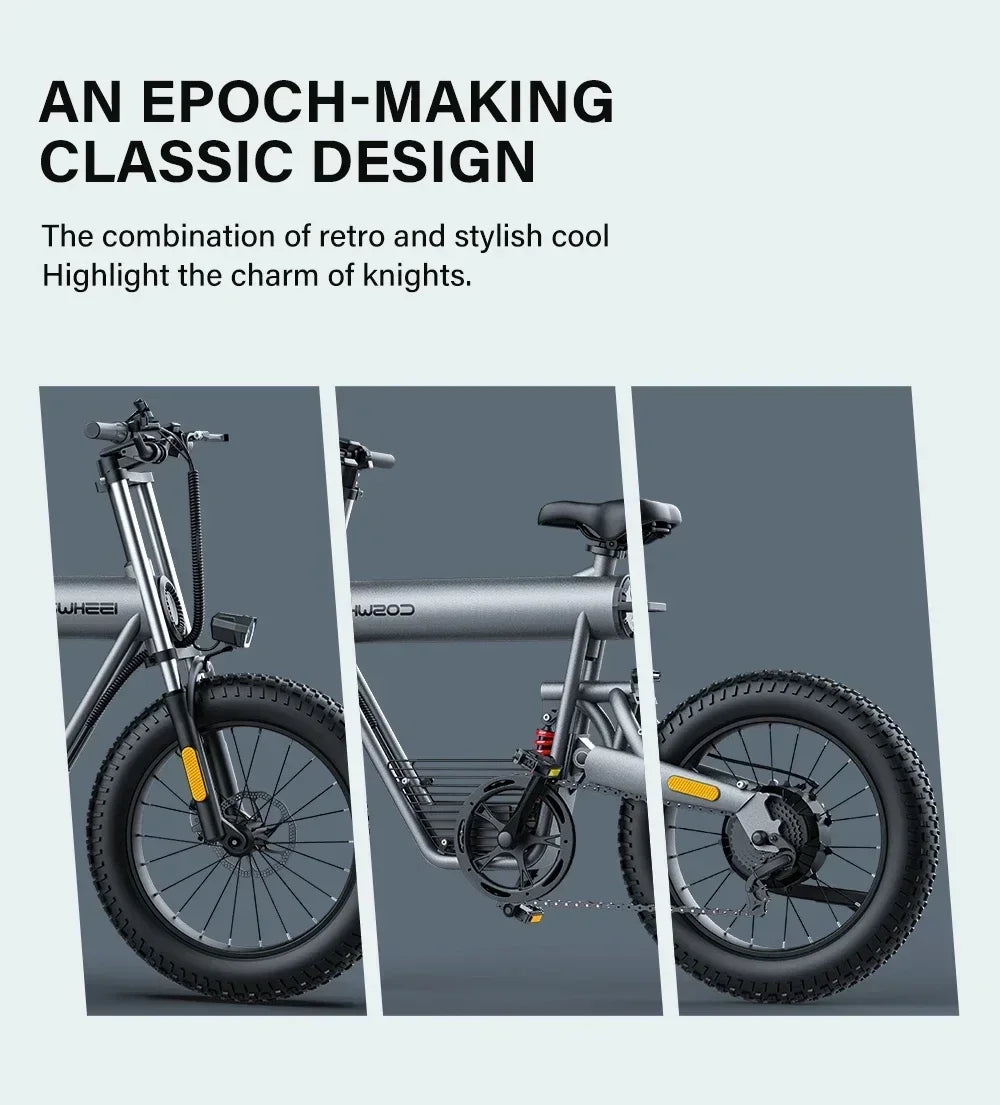 Coswheel T20 Electric bike peak 1500W motor 48V20AH battery Hydraulic brakes Electric Bicycle Off-road 45km/h off road E-bike