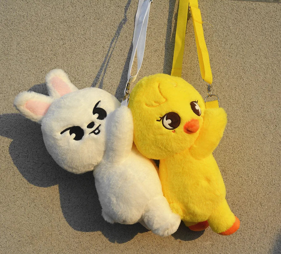 New SKZOO Stray Kids SKZ Fans Straykids POP up Week Plush Animal Crossbody Bag Children Adult Fans Gift K-POP Decoration