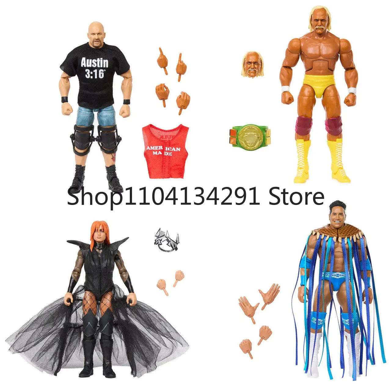 Original WWE Wrestler Action Figure Set 6-inch Articulated Action Figure Model Collectible Toy Birthday Gift & Collector's Item