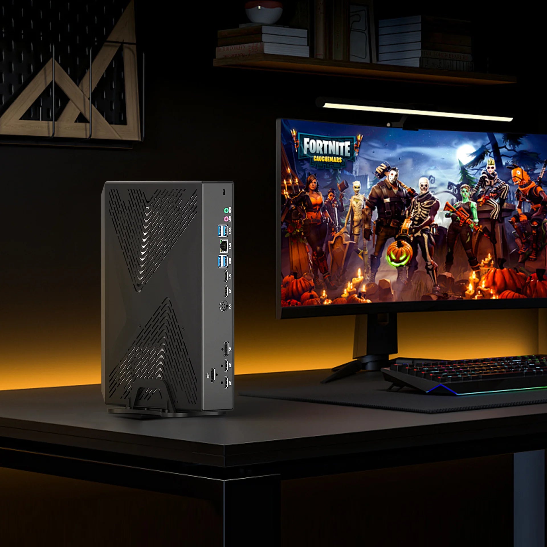 Hystou Mini Gamer Dedicated PC GT RTX 3050 GDDR6 Core i5 i7 13th Gen  HD 4K DP 8K 4 Display Win 11 Gaming AI Desktop Computer