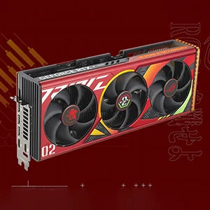 ASUS ROG Strix RTX 4090 OC EVA-02 Edition Gaming GPU 24GB GDDR6X PCIe 4.0 HDMI 2.1a DisplayPort 1.4a 3.5-Slot Design