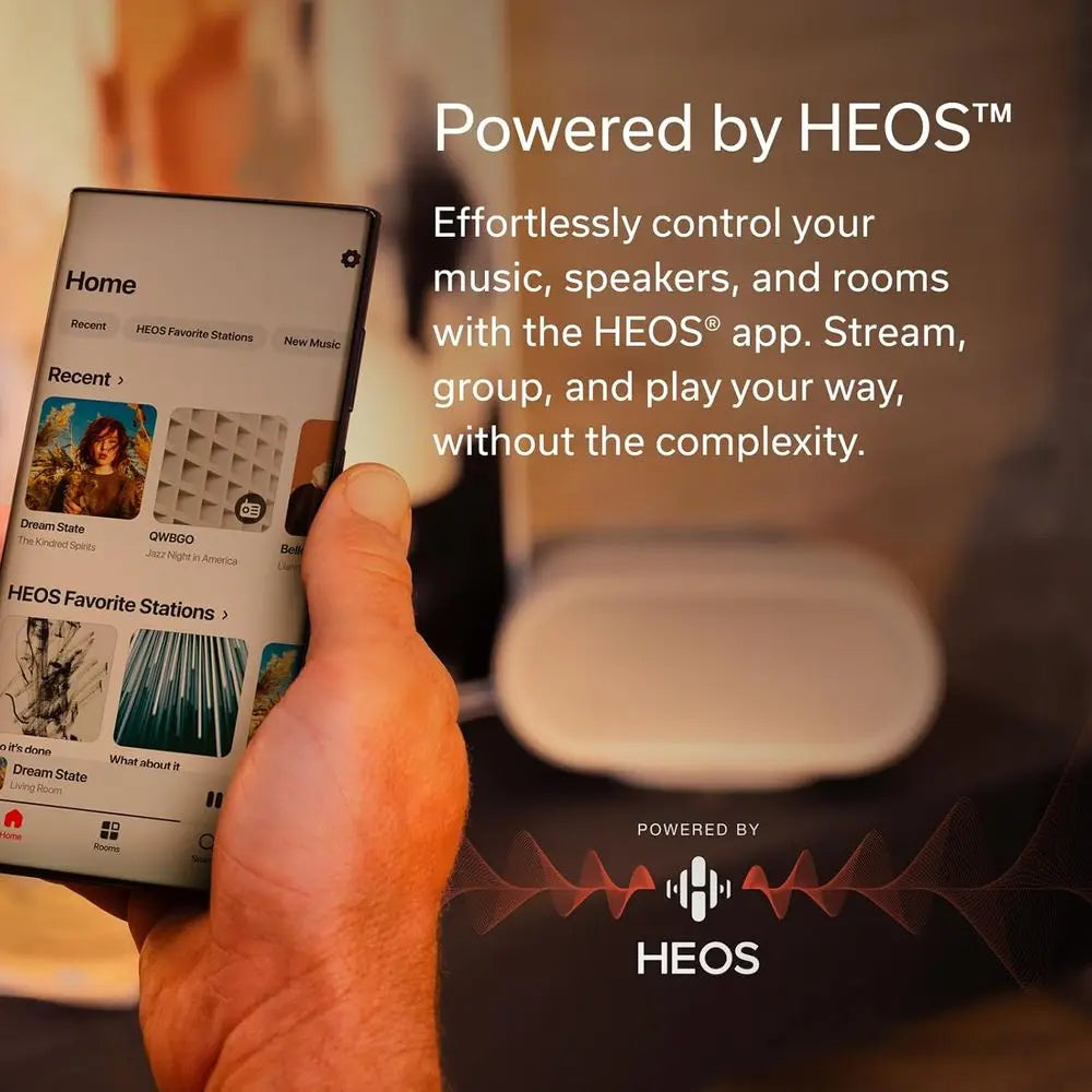 Home 600 Home Speaker, WirelSpeaker with 8-Driver Array & 3D Dolby Aos Music, HBuilt-in Multiroom Control, Wi-Wi, Bluetooth, Hom