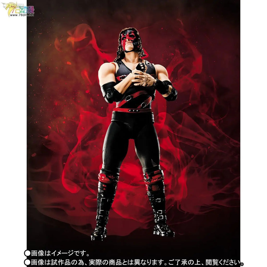 BANDAI Genuine S. H. Figuarts Series Reality Artist Series WWE Kane，Paul Levisk，Steve Austin，Dwayne Johnson Movable Model