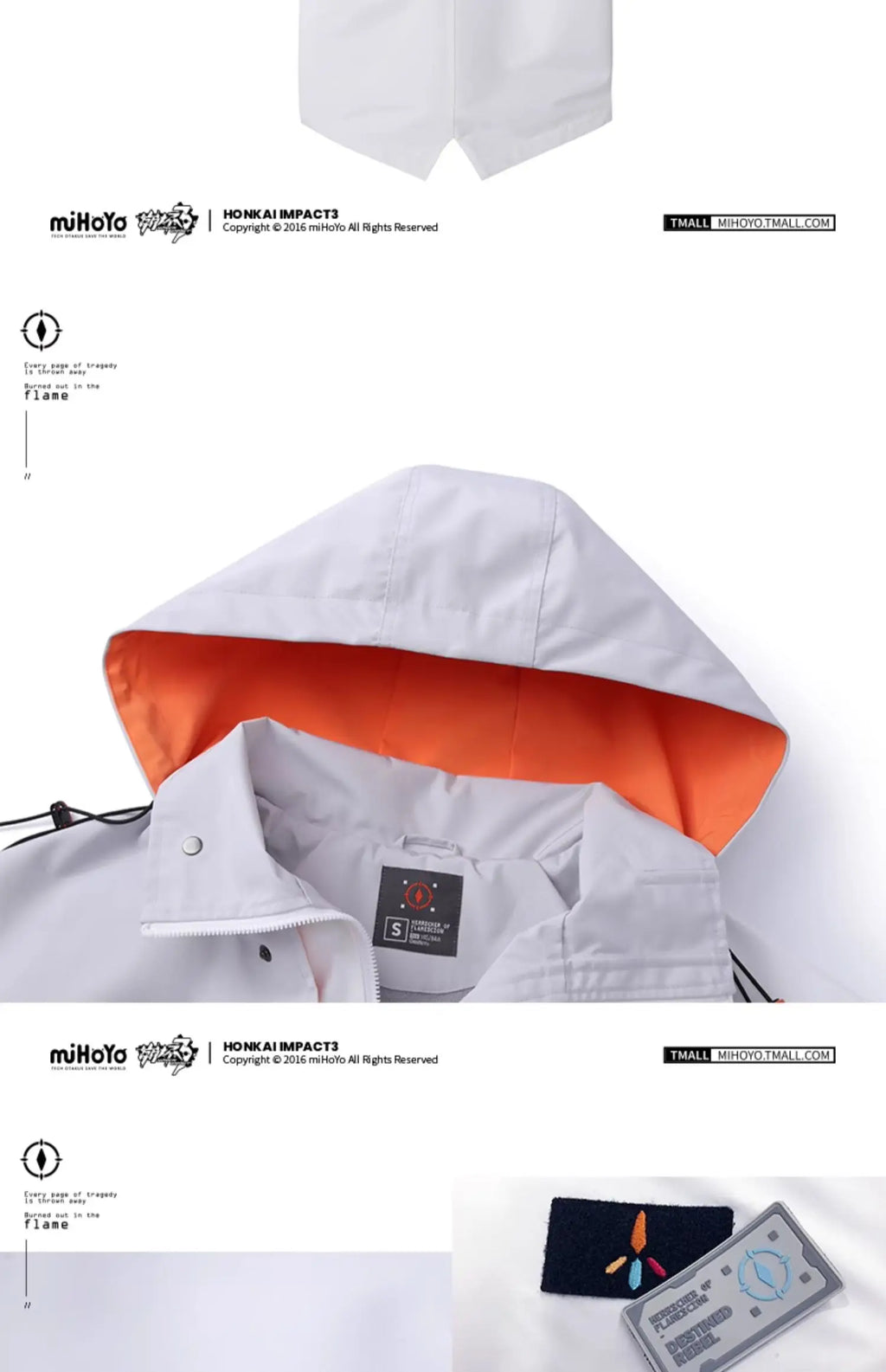 In Stock Honkai Impact 3 Kiana·Kaslana Winter Couple Jacket Herrscher of Flamescion Coat Trench Official Cosplay Doujin Gifts