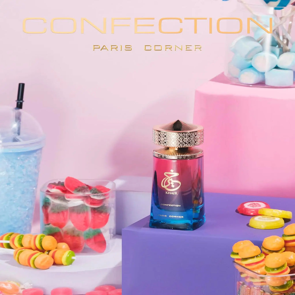 Khair Confection EDP 3.4 Fl Oz Sweet Candy Scent Perfume Paris Corner Luscious Pear Whipped Cream Indulge for Men & Women