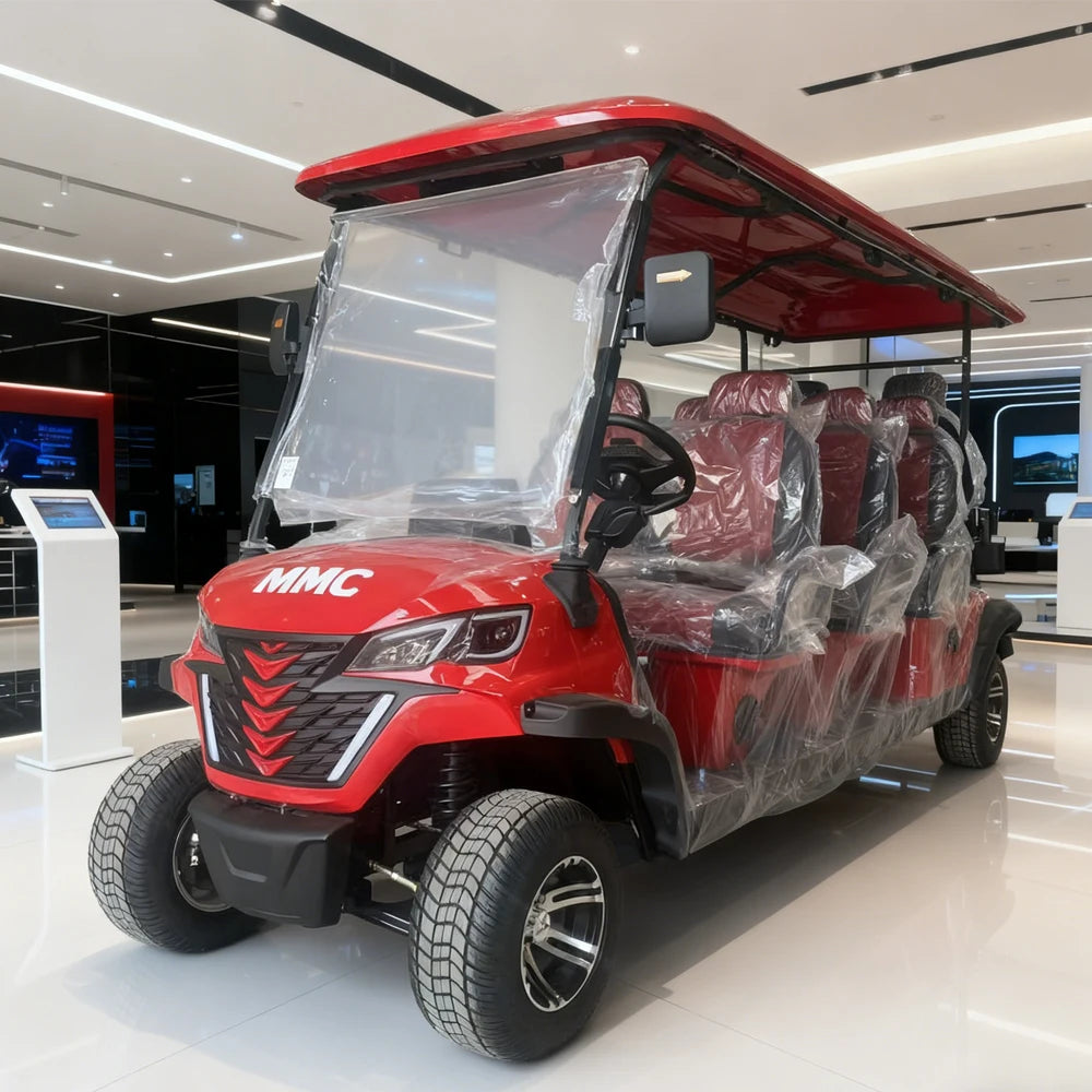 4WD Brand New Utility Vehicle Hunting UTV 4 Seater Golf Car Buggy 10KW 72V Lithium Battery Club Car Off Road Electric Golf Cart