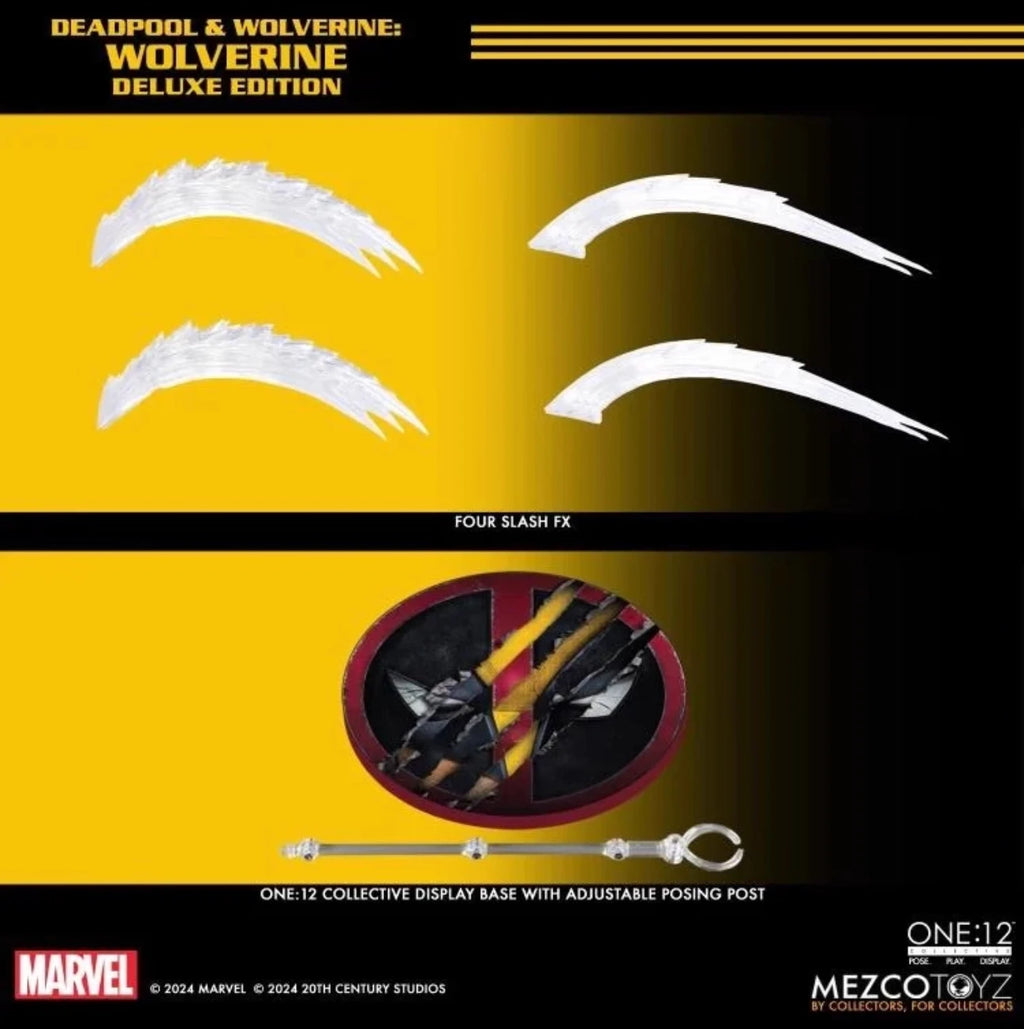 In Stock Mezco One:12 Deadpool and Wolverine Movie Version 6-inch Movable Doll Handicraft