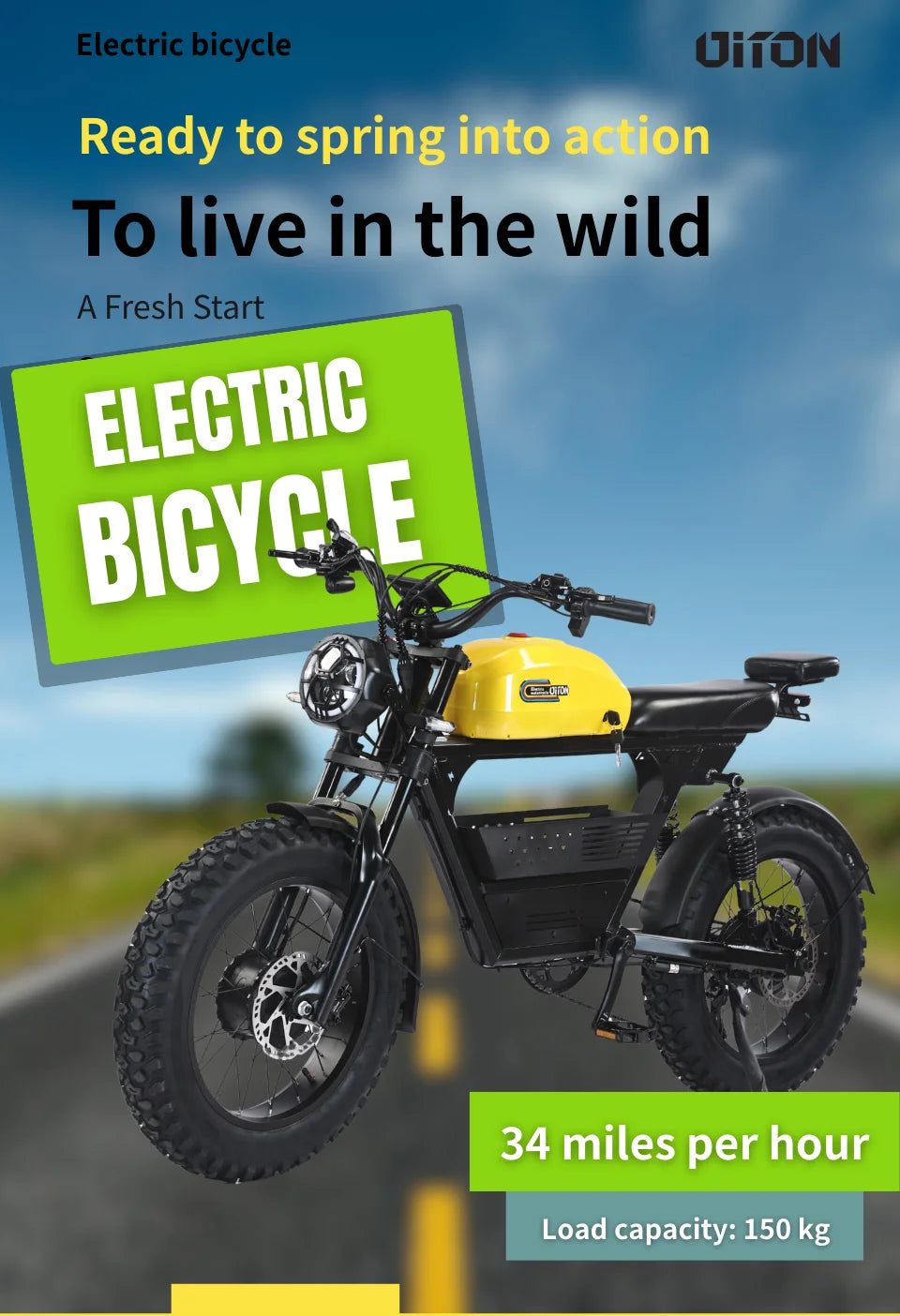2025 AKEZ All-Terrain Off-Road E-Bike - 3000W Super Dual Motor, 48V 26Ah Battery, 20'' Fat Tires & Full Suspension, Fast Electri