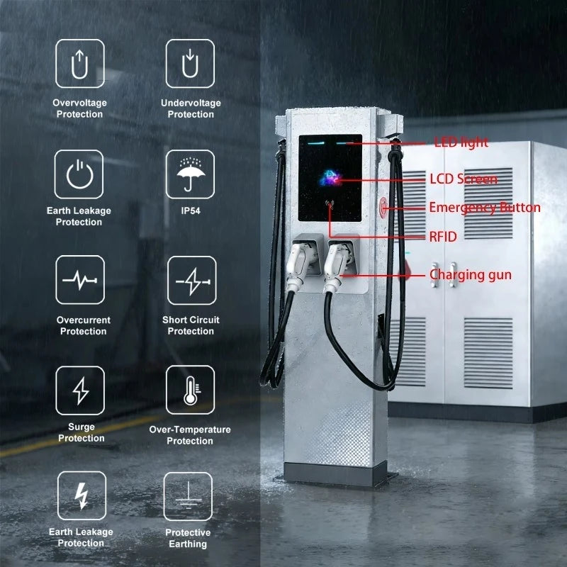 ODM OEM 720KW Split Power Cabinet Electric Vehicle Fast Charging Station Mine Heavy Duty Truck DC Charging Pile