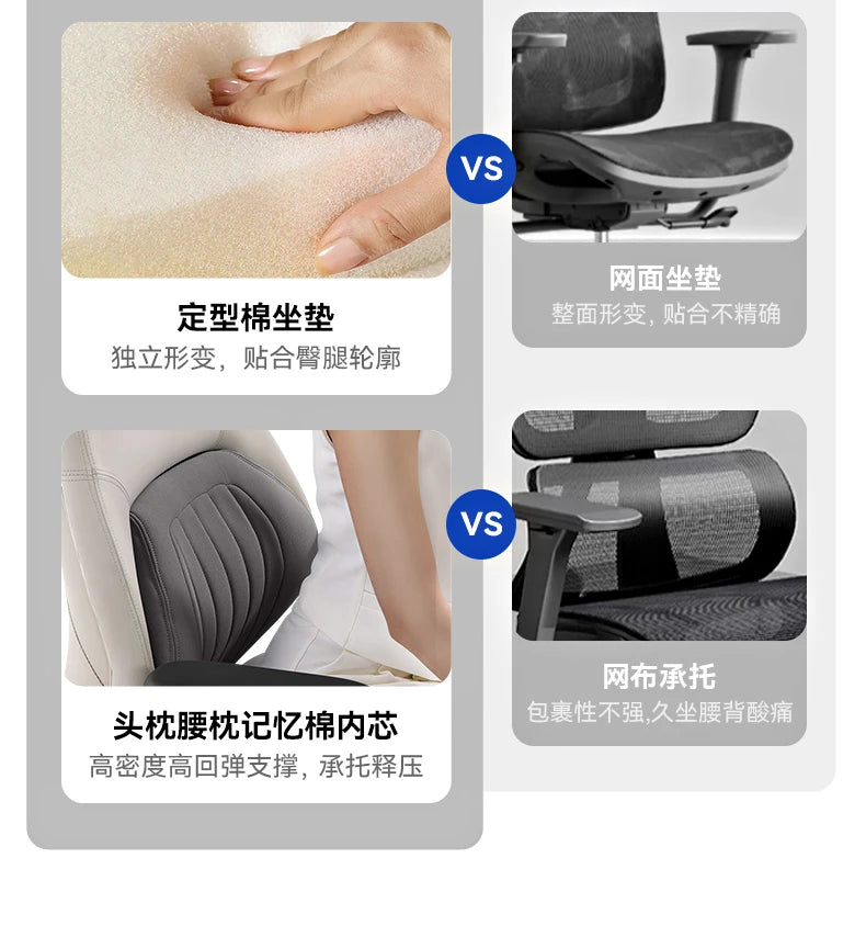 Ergonomic Home Computer Chair Bedroom Recliner Esports Comfort Sedentary Office Chairs Study Home Furniture Chaise Bureaux FYOC