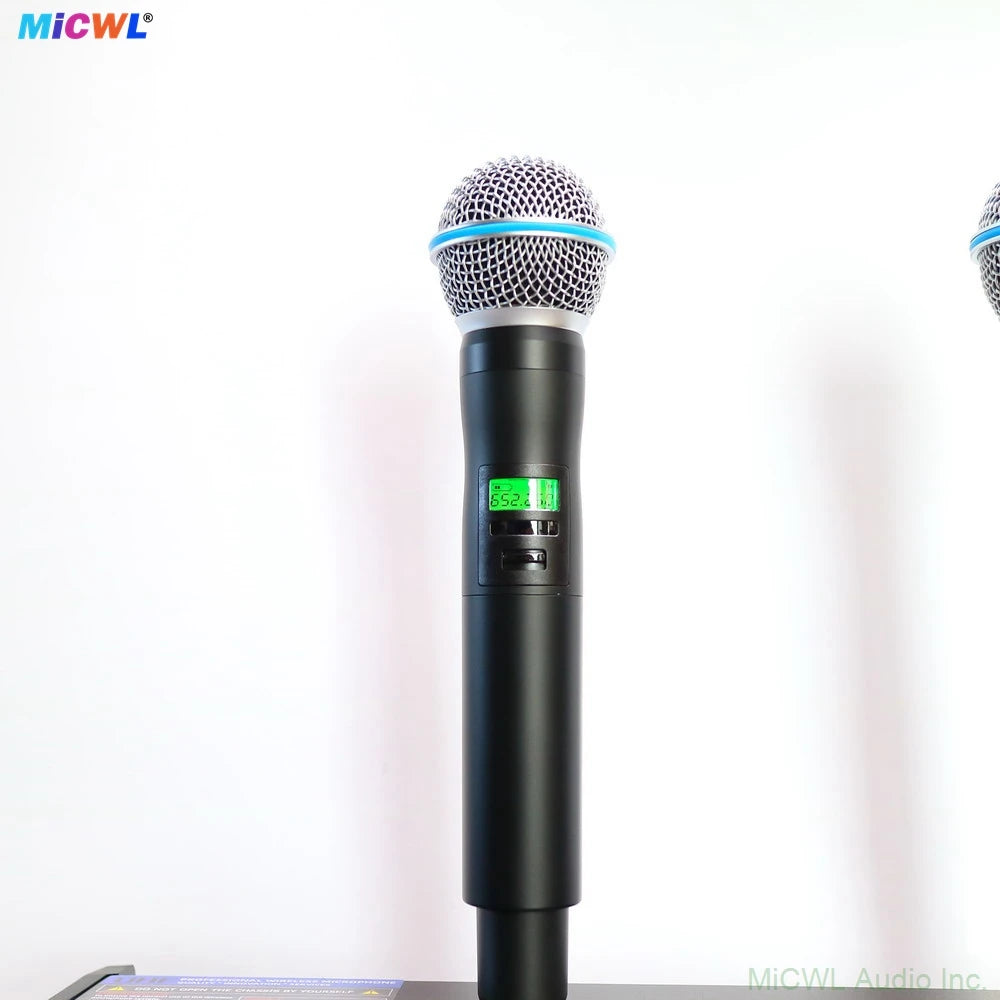 KSM9 4xBeta58 Handheld Wireless Microphone AD4Q UHF System 4x100 Channel Stage School Chapel Karaoke Sing Vocal Set