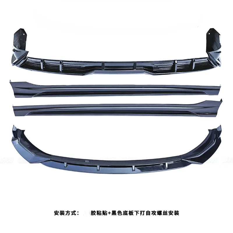 Front lip Rear lip for BYD King 22-24 modified Side skirt Tail wing rear Spoiler Body Kit Surround Car Accessories