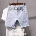 Hip Hop Cartoon Streetwear Polar Big Boy Shorts Y2K Pants Graphic Embroidery Retro Blue Denim Gym Shorts Men Basketball Shorts
