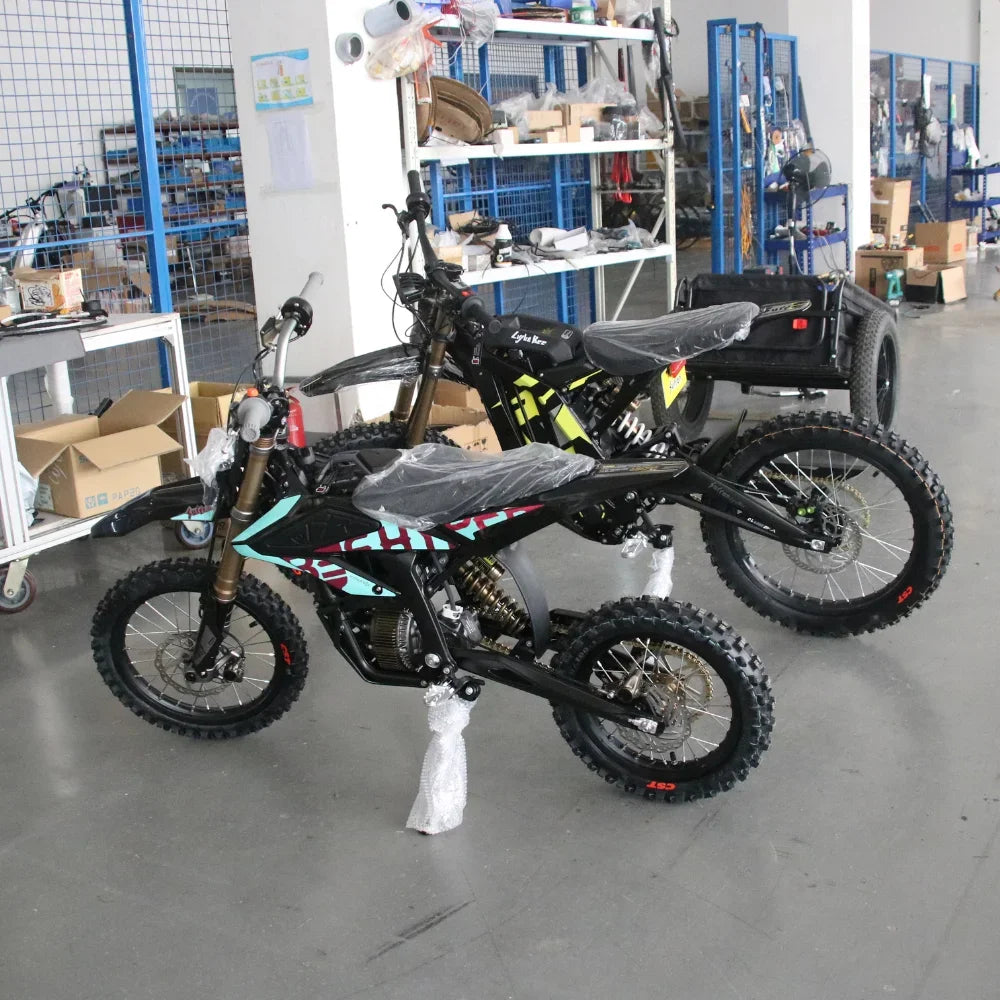 75KM/H Powerful Off-road 40AH Lithium Battery Cheap Electric Motorcycles For Adults