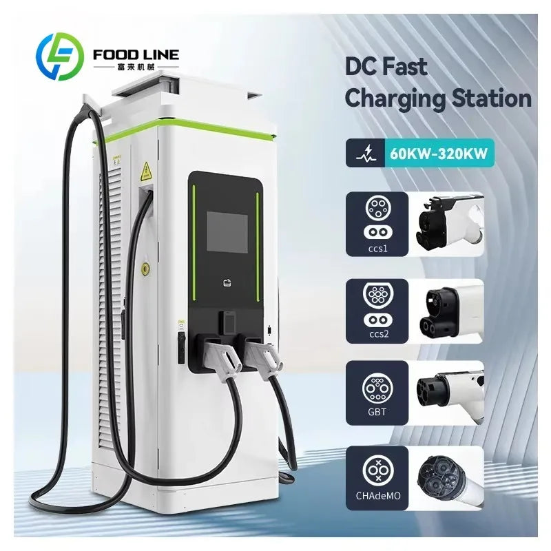 Customized 50kW Portable DC EV Charging Station CCS1/CCS2/GB/T Mobile EV Charger for Off-Grid Electric Vehicle Charging