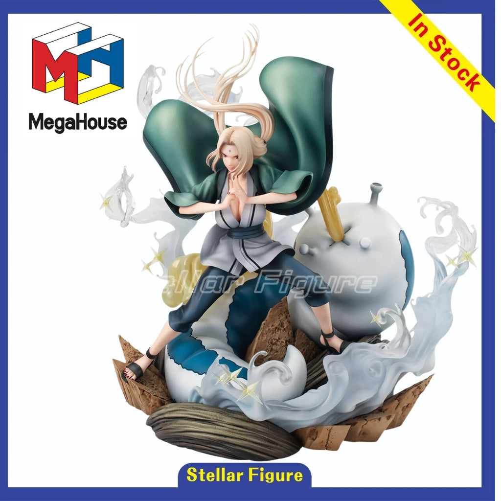 【SF】In Stock MegaHouse GALS Series NARUTO Shippuden Tsunade Figures Model Collection Gift