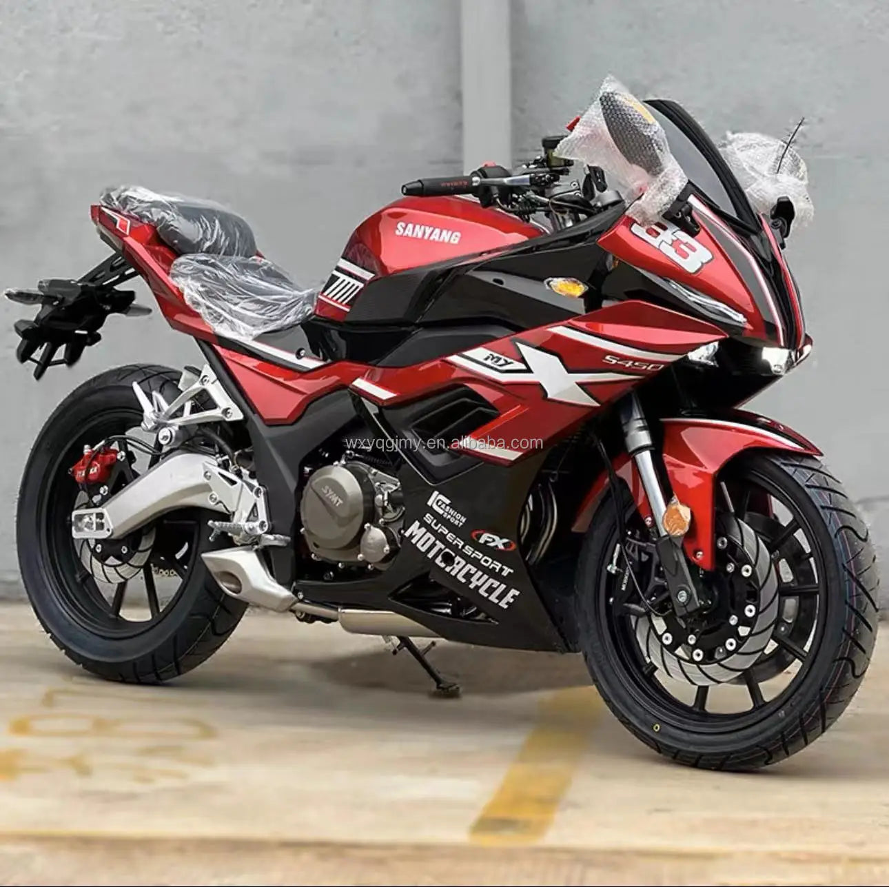 TOP Selling 400cc High Power Water Cooling Double Cylinder Gasoline Racing Motorcycle
