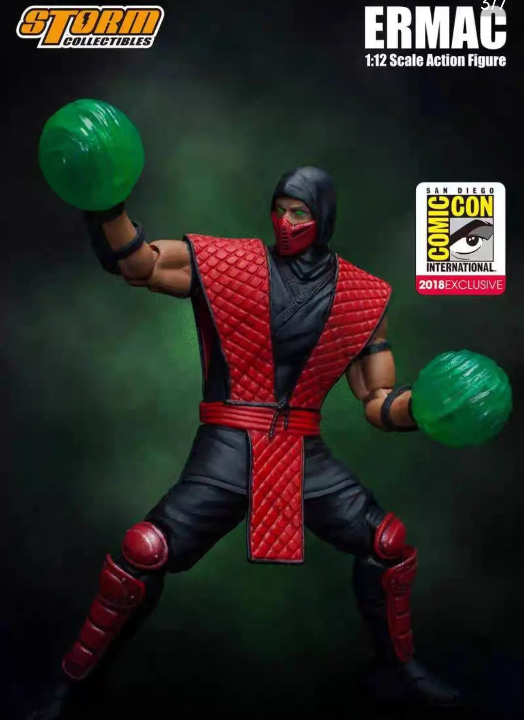 In-stock Storm Toys Mortal Kombat ERMAC 2018 SDCC Exclusive 1/12 Scale Action Figure Model Collectible Gift