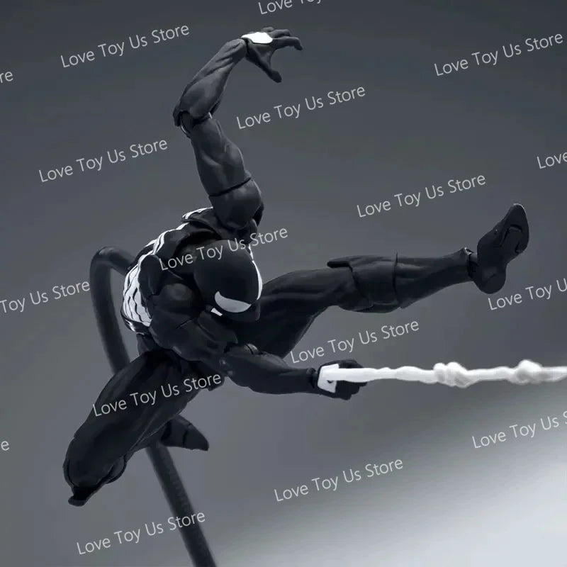 In Stock: Mess Toys Spider-Man Symbiote Suit & Scarlet Spider Anime Action Figures - Collectible Gift Set