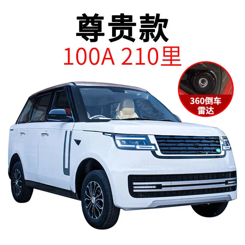 Laotou Le electric four-wheeler scooter new energy oil and electricity dual-purpose car small four-wheel battery car