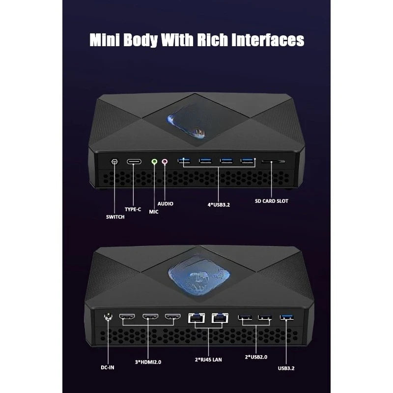 13th generation I7-13700H/i9-12900HK with unique game mini host MINIPC
