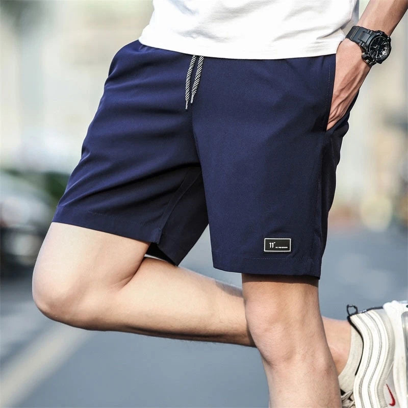 Casual Men's Summer Breeches Shorts Quick Dry Men Black Boardshorts Homme Classic Brand Clothing Beach Shorts Male