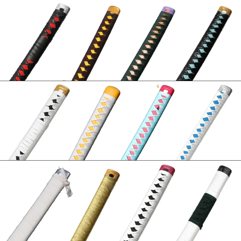 104cm Anime Slayer Katana Sword Kimetsu no Yaiba Wooden Cosplay Anime Weapons Sword Toy Katanas with Display Stand and Belt