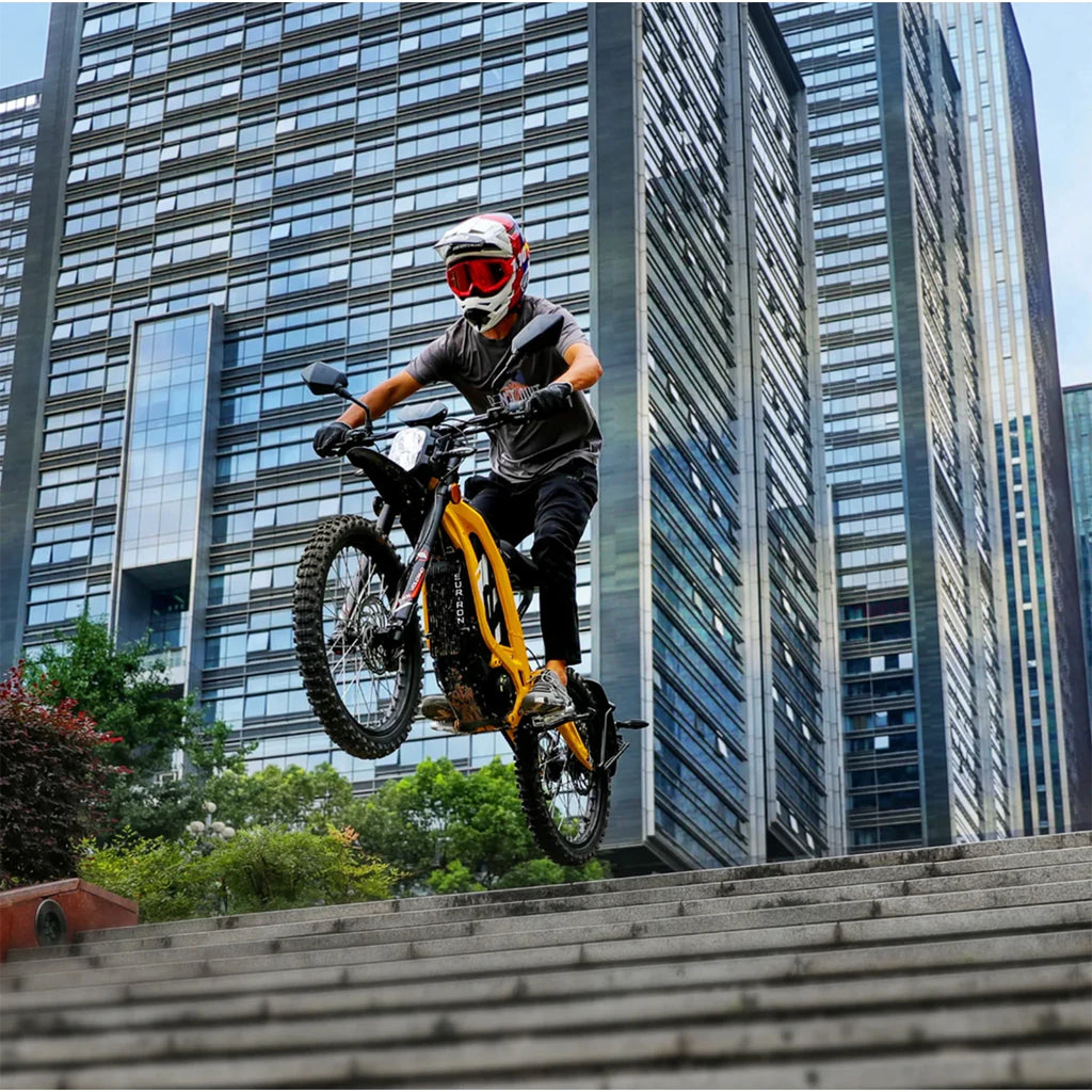 2024 Electric Dirt Bike 60v 6000w Middrive Ebike 40Ah 21700 Removable KKE Suspension Electric Motorcycle Road Legal
